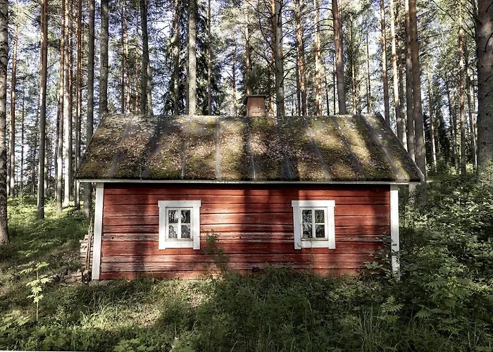 Rustic Off-grid On Private Island With Sauna Near Tarjanne, Pohjaslahti, Finland בית נופש Pohjaslahti